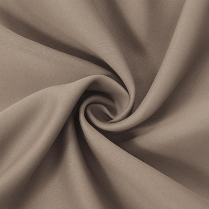 LEMOMO Cappuccino Blackout Curtains 66 x 63 Inch Length/Set of 2 Curtain - Image 5