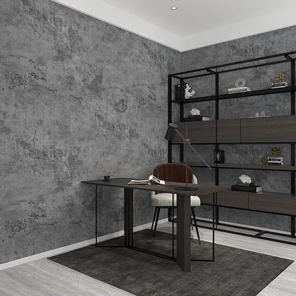 3yecao 16"×1181" Extra Thick Large Size Blue Grey Concrete Wallpaper Peel and - Image 6