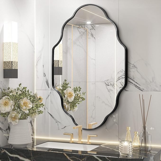 Scalloped Mirror for Bathroom - Image 5