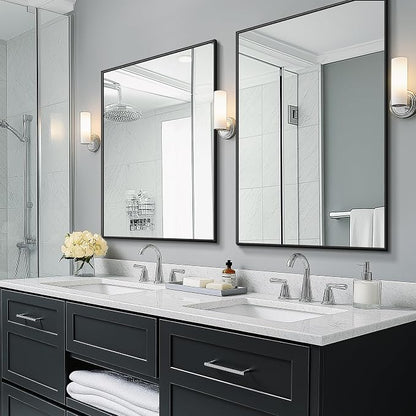 TRAHOME Bathroom Vanity Mirror for Wall, 2 Pack 36" x 24" Metal Framed - Image 8