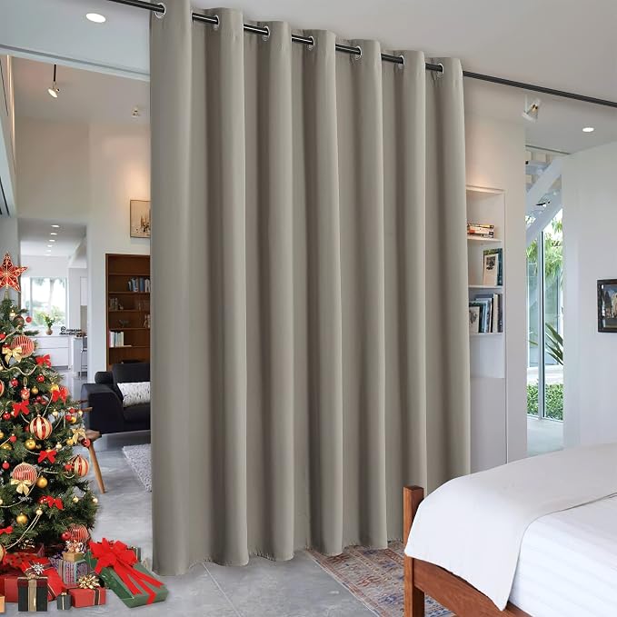 RYB HOME Extra Long Curtains Light Block Soundproof Privacy Blinds by RYBHOME