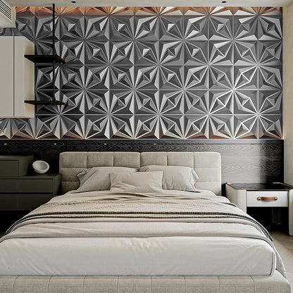 AMZDEPOT 3D Wall Panels for Interior Wall Decor, 3 Layout Options PVC Textured - Image 9