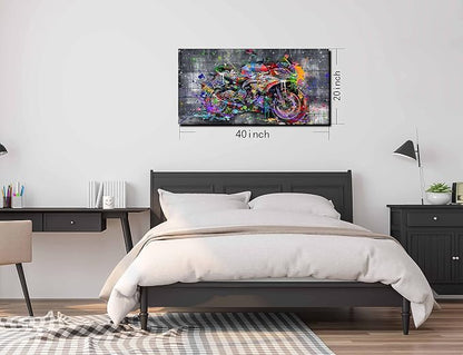 SIXTTART Graffiti Motorcycles Wall-Art - Image 7
