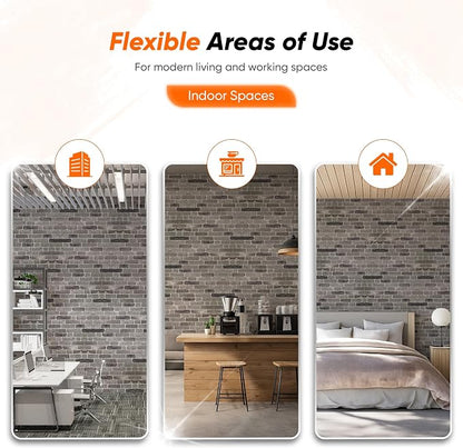 IZODEKOR 3D Wall Panels Brick Effect - Image 9