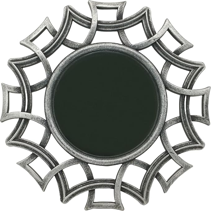 Retro Silver Mirrors for Wall Pack of 3. Round Mirrors. Decorative - Image 5