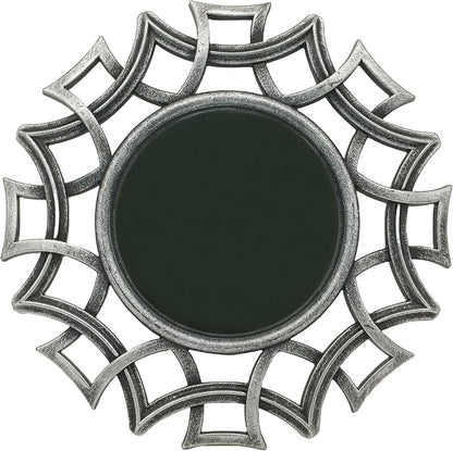 Retro Silver Mirrors for Wall Pack of 3. Round Mirrors. Decorative - Image 5