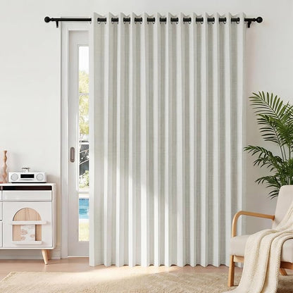 RYB HOME Accordion Style Closet Curtain-100% Blackout Folding Accordion Curtain - Image 2