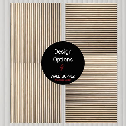 Wall!Supply 3D Wall Panels – Faux Natural Wood Round Slatted – Lightweight Foam - Image 7