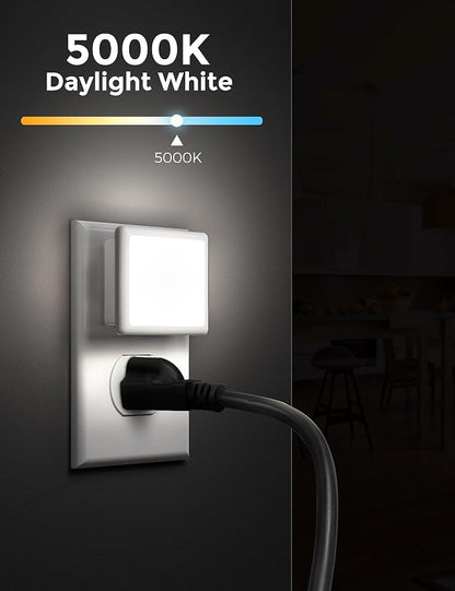 L LOHAS LED Night Lights Plug into Wall 2-Pack, 0.3W Plug in Night Light - Image 2