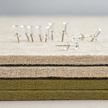 Bulletin Board, 24 x 18 inches Felt Board Decorative Pin Board, Cork Board - Image 5