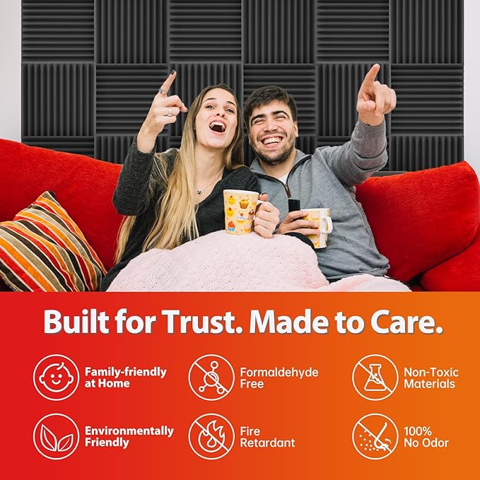 120 Pack Acoustic Panels – Sound Proof Foam Panels - Image 5