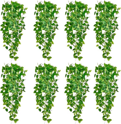 Fake Hanging Plants Vinesfor Room Decor, Artificial Ivy Greenery Garlands by Unknown