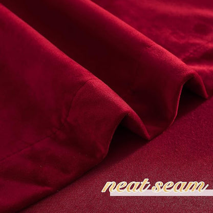 NICETOWN Christmas Red Velvet Curtains and Drapes - Image 5