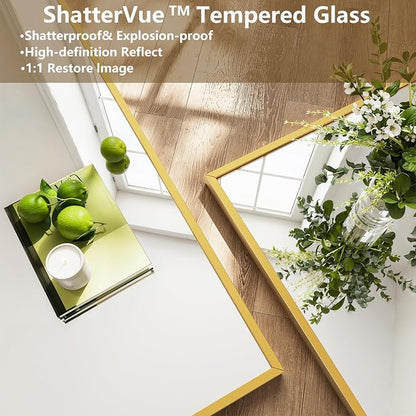 Koonmi 78"x35" Floor Mirror Full Length, Bedroom Floor Body Mirror - Image 8