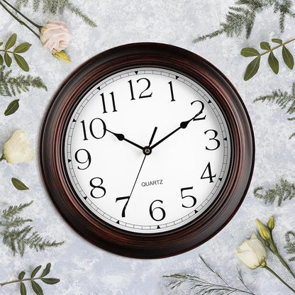 KECYET Wall Clock 10 Inch Battery Operated Silent Non-Ticking Wall Clock - Image 8