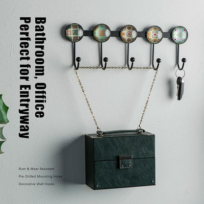 Boho Coat Rack Wall Mounted - Image 3