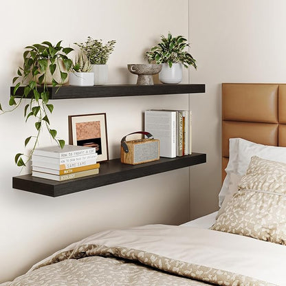 Fixwal Floating Shelves for Wall, Bathroom and Kitchen, Wall Shelves for Storage - Image 6