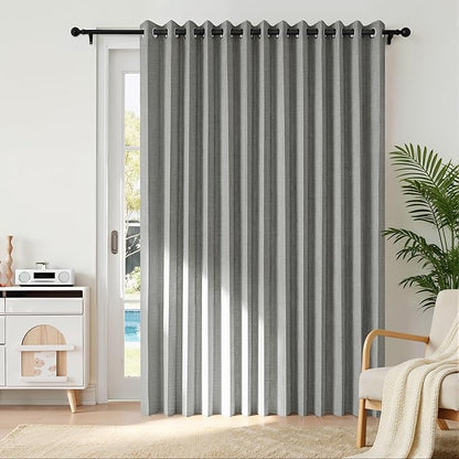 RYB HOME Accordion Style Room Divider Curtain-100% Blackout Folding Accordion - Image 2