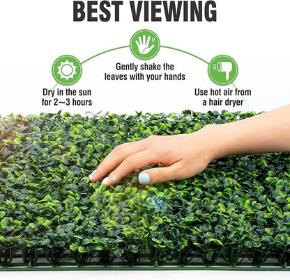 KASZOO 24 Pack 20"x20" Grass Wall Panels - Image 5