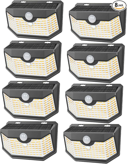 HMCITY 120 LED Outdoor Solar Lights- by LightingUpYourLife