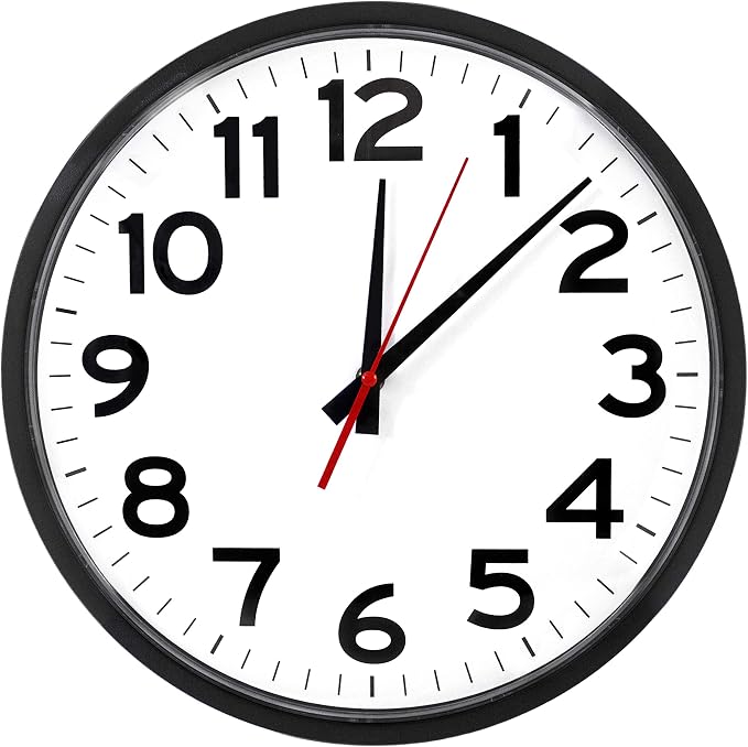 The Ultimate Wall Clock |14 Inch | Modern | Atomic | Analog | Home | Office | by TheUltimateWallClock