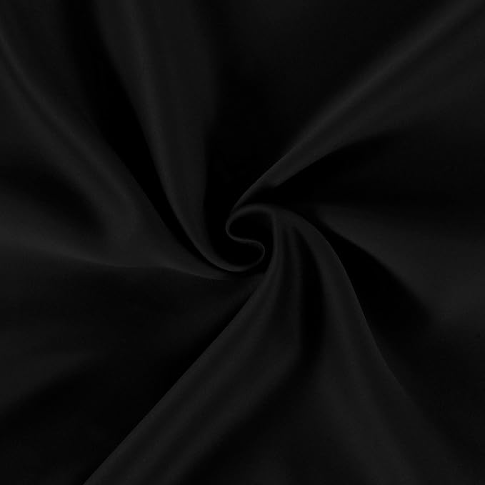 LEMOMO Black Blackout Curtains 34 x 84 Inch Length/Set of 2 Curtain - Image 5