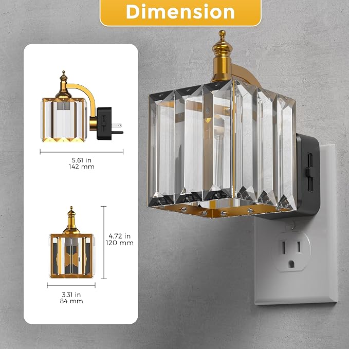 L LOHAS LED Night Light, 2 Pack Night Lights Plug into Wall, 3000K Soft White - Image 4