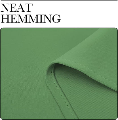 NICETOWN Bedroom Window Curtain Panels, Froest Green, 2 Panels, 62 in x 72 in - Image 6