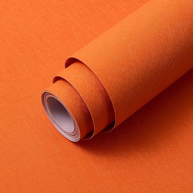 Abyssaly Orange Peel and Stick Wallpaper Removable Self Adhesive Wallpaper by Abyssaly