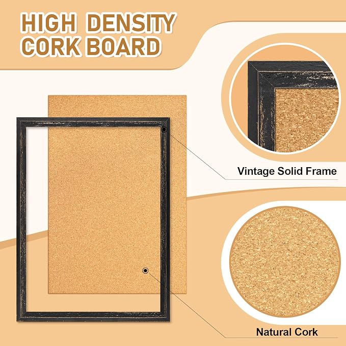 DOLLAR BOSS Large Cork Board for Wall - Image 3