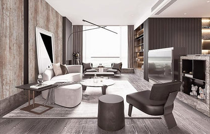 Dimoon 236"x17.7'' Wood Contact Paper Brown Grey Dark Wood Wallpaper Gray Brown - Image 5
