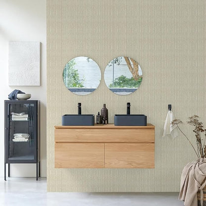 MelunMer Grasscloth Peel and Stick Wallpaper 17.3"x78.7", Contact Paper - Image 6