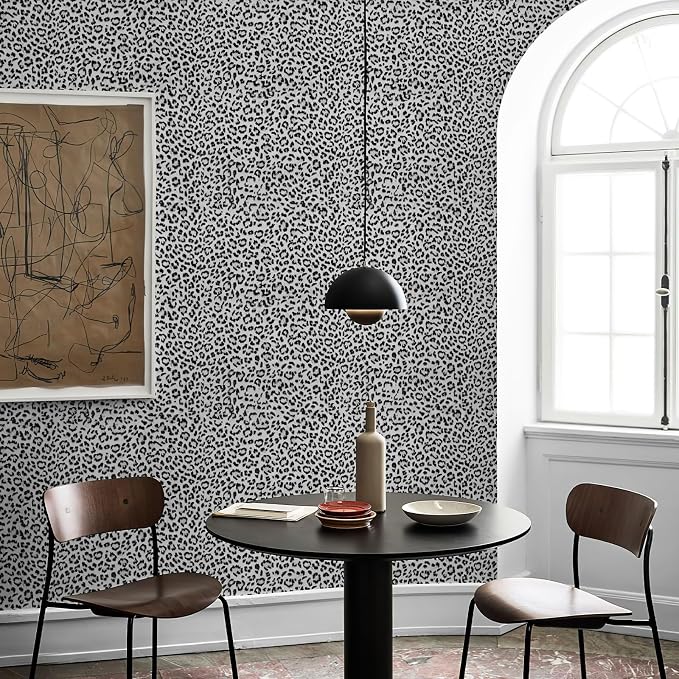 Leopard Print Peel and Stick Wallpaper, Waterproof Removable Self Adhesive - Image 3