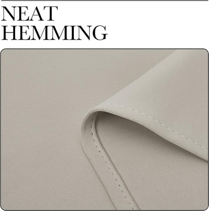 NICETOWN 2 Panels Blackout Curtains, Rod Pocket Thermal Insulated Drapes 84 - Image 6