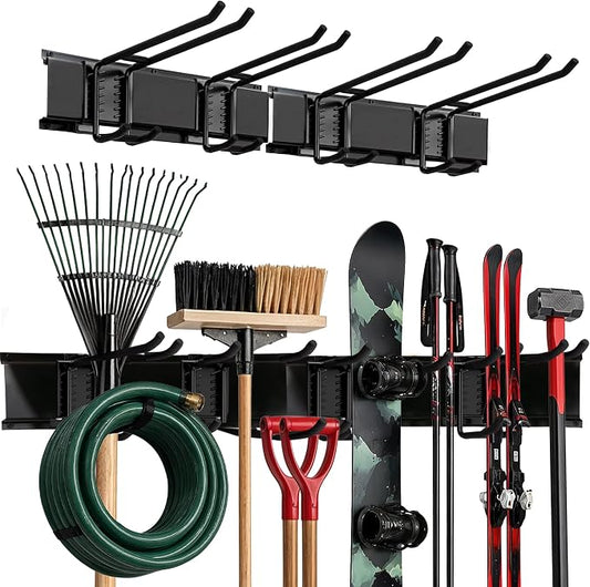 TIDYME Garage Wall Organizer | 32" Heavy-Duty Tool Storage Rack | Adjustable by Tidyme