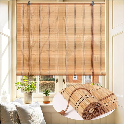 Bamboo Blinds 72x72 inch Bamboo Roman Shades by Unknown