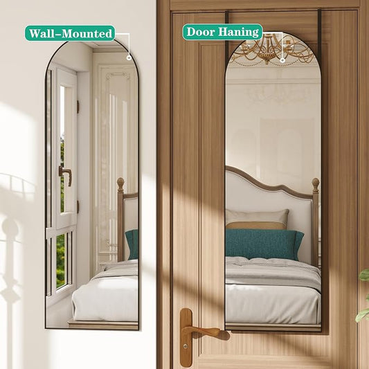 Over the Door Mirror Full Length, Behind the Door Wall Mirror, Back of Door - Image 2