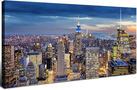 New York City Wall Art NYC Skyline Pictures Wall Decor by HOME