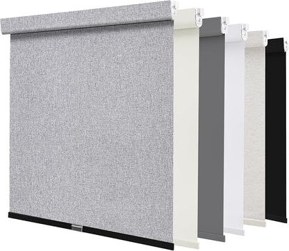 AOSKY No Drill Cordless Blackout Roller Shades by AOSKY