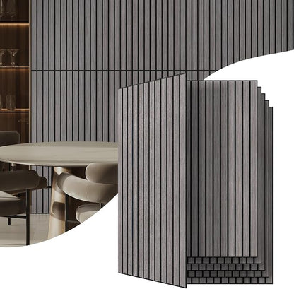 6 Pack Acoustic Wall Panels, 47.2" X 23.6" Sound Absorbing Panels, Decorative by UMIACOUSTIC