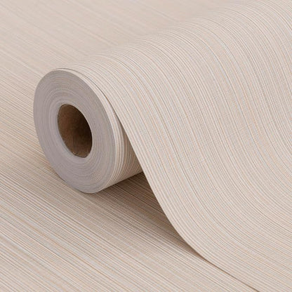 Grasscloth Peel and Stick Wallpaper 20.8"x394" Beige Thick Fabric Textured by HyunHome