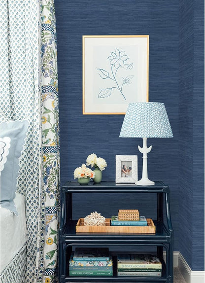 NuWallpaper x Society Social Classic Faux Grasscloth Peel and Stick Wallpaper - Image 4