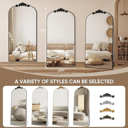 Antok Arched Full Length Mirror, Full Body Mirrors - Image 8