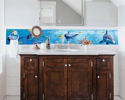 FLFK Peel and Stick Wallpaper Border Wall Decals - Image 6
