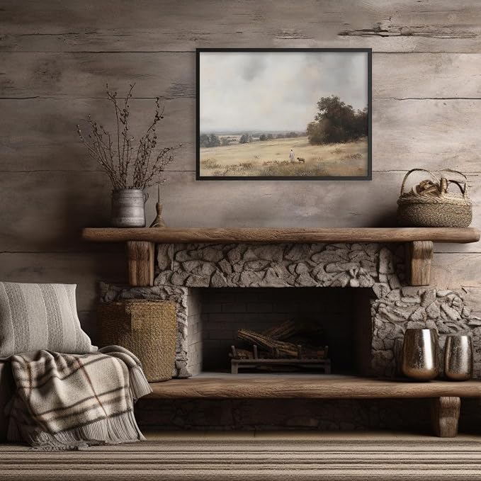 Jesus and Lamb the Lord is My Shepherd Wall Art Jesus Christian Poster 16X24 - Image 6