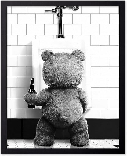 Poster Master Funny Teddy Bear Print by PosterMaster