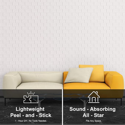 WoveN SounD Brick Acoustic Wall Panels Seamless Visual, High Density, Sound - Image 7