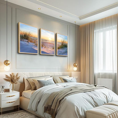 Natural Wood Framed Wall Art - Image 3