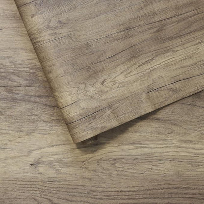 Brown Wood Contact Paper for Cabinets Drawers Wood Grain Vinyl Wrap 3D Wood by BOMENG