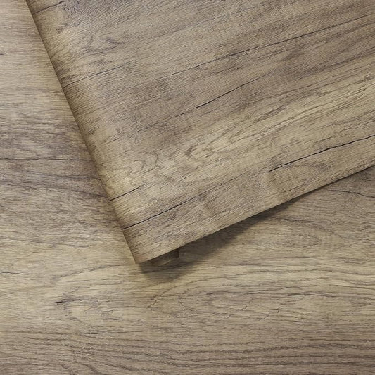 Brown Wood Contact Paper for Cabinets Drawers Wood Grain Vinyl Wrap 3D Wood by BOMENG